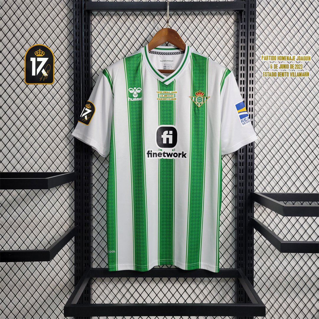 Real Betis 23-24 Home Final Game 17# JOAQUIN with All Detail